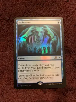Brainstorm Secret Lair Drop Foil 1162 NM+ Unplayed Magic The Gathering MTG Card - Image 1