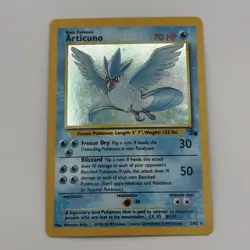Articuno 2/62 Fossil Holo Unlimited Rare Card LP Condition - Image 1