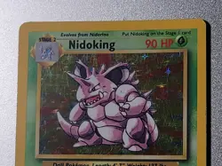 Pokemon Card TCG Nidoking Base Set 11/102 Holo Rare 1999-2000 Wizards Stage 2 LP - Image 2