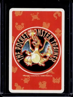 1996 Game Freak Nintendo Pocket Monster Cards Pokemon Joker Charizard Back #JK - Image 2