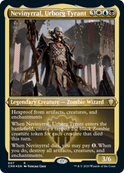 Nevinyrral, Urborg Tyrant (Showcase) FOIL Commander Legends NM CARD ABUGames - Image 1