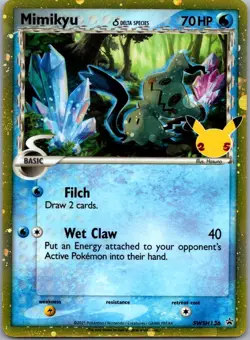 Mimikyu (Delta Species) SWSH136 SWSH: Sword & Shield Promo Cards Promo Holofoil - Image 1