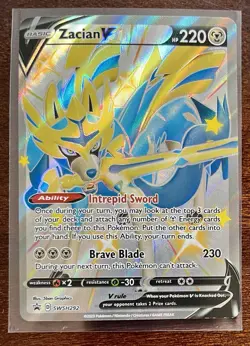 Zacian V (Shiny) SWSH292 SWSH: Sword & Shield Promo Cards Holo - Image 1