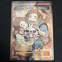 Pokemon Fan Club 106/106 Flashfire Full Art Ultra Rare Holo Trainer Card NM - Image 1