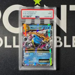 Blastoise Mega-M EX - Pokemon TCG - XY Evolutions Holo Rare Card 22/108 - PSA 9 - Image 1