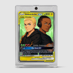 Eminem and Dr. Dre Tag Team Pokemon Rap Gods Custom Made Art Card - Image 1