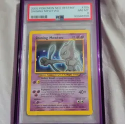 Pokemon Shining Mewtwo 109/105 Secret Rare Neo Destiny Holo PSA 8 Graded Card - Image 1