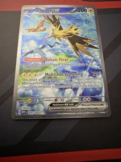 Pokemon TCG Zapdos EX Scarlet Violet 151 Special Illustration Rare Card 202/165 - Image 2