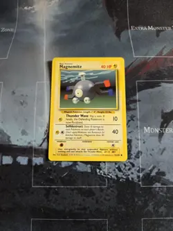 Magnemite Base Set 53/102 Regular 1999-2000 4th Print Pokemon Card - Image 2