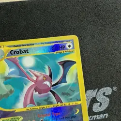 Pokemon Crystal Crobat Reverse Holo E Reader Card 147/144 Skyridge Near Mint NM - Image 3