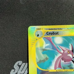 Pokemon Crystal Crobat Reverse Holo E Reader Card 147/144 Skyridge Near Mint NM - Image 5