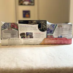 POKEMON Trading Cards TCG Costco 3 Pack Bundle CROWN ZENITH ETB + 2TINS NEW SEAL - Image 4