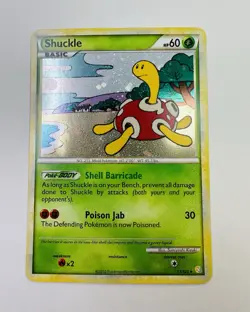 Pokemon TCG Card Shuckle Cosmos Holo Rare 11/123 HeartGold SoulSilver 2010 - Image 1