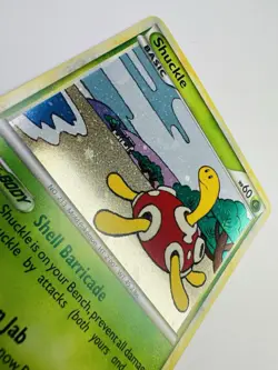 Pokemon TCG Card Shuckle Cosmos Holo Rare 11/123 HeartGold SoulSilver 2010 - Image 3