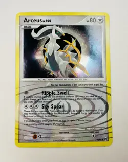 Pokemon TCG Single Card Arceus LV.100 Cosmos Holo Promo AR5 Platinum 2009 - Image 1