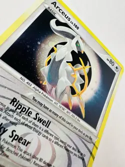 Pokemon TCG Single Card Arceus LV.100 Cosmos Holo Promo AR5 Platinum 2009 - Image 3