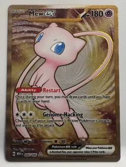 Mew ex 205/165 MEW EN-151 Metal Ultra Premium Collection Promo Pokemon Card - Image 1
