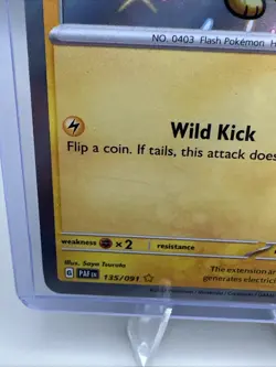 Pokemon TCG Shinx Card SV Paldean Fates Holo Shiny 135/091 - Image 3