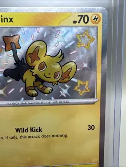 Pokemon TCG Shinx Card SV Paldean Fates Holo Shiny 135/091 - Image 5