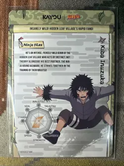 Naruto Kayou English Series 2 Card - Kiba Inuzuka - NRSA02-UR-008L3 - Image 2