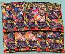 Pokemon Mega Evolution Phantasmal Flames 10 Packs 100 Cards English *REPACKS* - Image 1