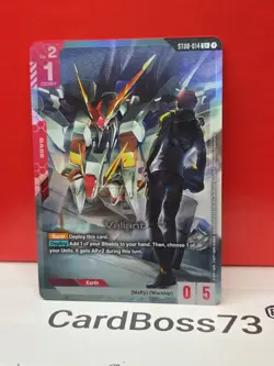 🔥 Valiant ST08-014 C+ Gundam Card Game . Flash of Radiance FOIL - Image 4