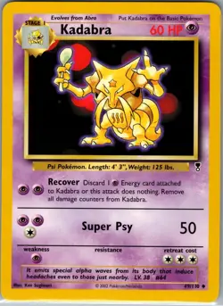 Kadabra 49/110 Non Holo Legendary Collection - Pokemon Card - NM - Image 1