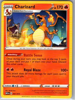 Charizard 001/015 Non Holo McDonald's Promos 2024 - Pokemon Card - NM - Image 1