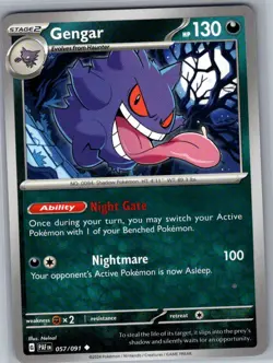 Gengar 057/091 Non Holo SV: Paldean Fates - Pokemon Card - NM - Image 1