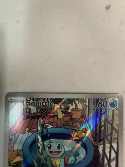 Squirtle 148/142 sv2a: Pokemon Card 151 Illustration Rare Full Art Holo Basic - Image 2