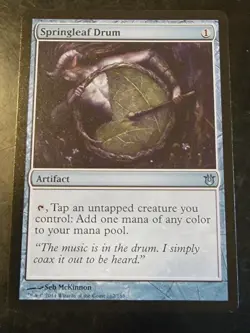 Springleaf Drum 162/165 Magic The Gathering MTG - Image 1