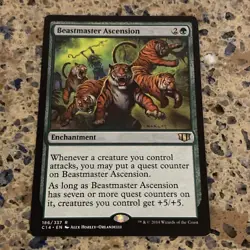 Beastmaster Ascension 186 Commander 2014 Regular MTG TCGCARD NM - Image 1