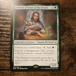 Magic: The Gathering Jaheira, Friend of the Forest Legendary Rare Green CLB 237 - Image 1
