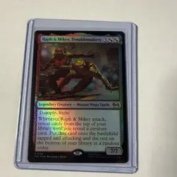 MTG Raph & Mikey, Troublemakers Teenage Mutant Ninja Turtles Foil - Image 1