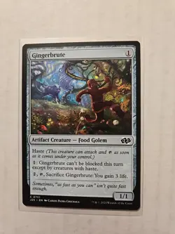 Gingerbrute - Foundations Jumpstart - LP - Common - Artifact Creature - Image 1