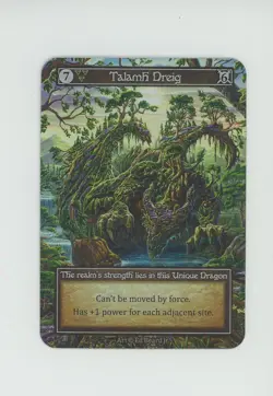 2025 Sorcery Contested Realm Dragonlord Mini Set Foil Talamh Dreig - Image 1