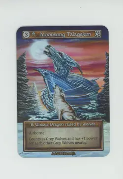 2025 Sorcery Contested Realm Dragonlord Mini Set Foil Moonsong Talagelum - Image 1
