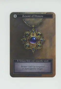 2024 Sorcery Contested Realm Arthurian Legends Foil Amulet of Ninian - Image 1