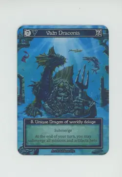2025 Sorcery Contested Realm Dragonlord Mini Set Foil Vatn Draconis - Image 1