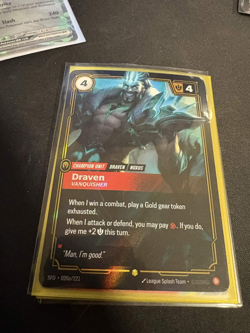 Draven - Vanquisher (Alternate Art) [SFD - 020a/221] - NM [Foil] TCG Riftbound - Image 1