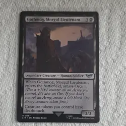 Wizards of the Coast Gothmog Morgul Lieutenant LTR Uncommon Legendary Creature … - Image 1