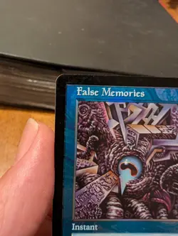 Magic: The Gathering False Memories Foil 2002 Instant Blue Ron Spencer 37/143 - Image 2