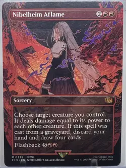 Nibelheim Aflame (Borderless) Final Fantasy Regular - Image 1