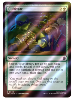 Cultivate - Surge Foil Teenage Mutant Ninja Turtles MTG - Image 1