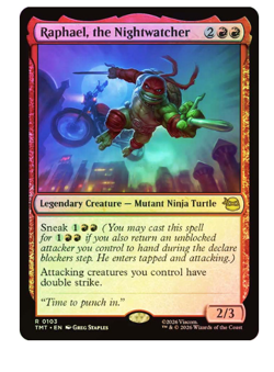 Raphael, the Nightwatcher - Foil Teenage Mutant Ninja Turtles MTG - Image 1