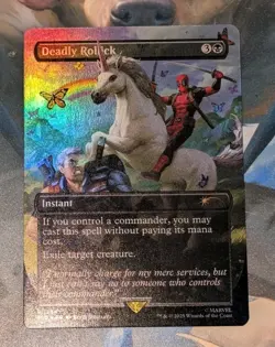 MTG *FOIL* Secret Lair DEADLY ROLLICK NM - Image 1