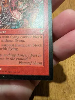 Magic: The Gathering Chaosphere Rare Mirage Enchantment Red Steve Luke 1996 - Image 4