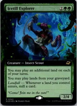 Icetill Explorer 0343 Edge of Eternities NM FOIL MTG - Image 1