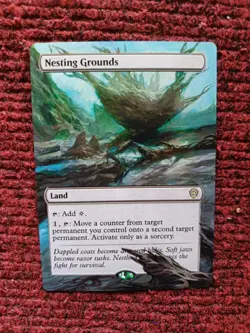 Nesting Grounds MTG Lorwyn Eclipsed Commander Hand Painted Extended Altered Art - Image 2