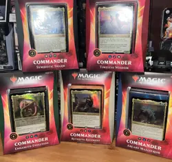 Magic the Gathering (MTG) Ikoria Commander 2020 Decks - Set of 5 - New/Sealed - Image 1